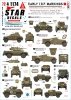Star Decals 72-A1174 Early IDF markings # 1. Israeli armoured cars and AFVs in 1948-49. Daimler AC Mk 2, Humber AC Mk IV, Humber LRC, Marmon-Herrington Mk IVF, M3 White Scout Car, Humber SC, CMP C15TA.